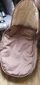 icandy peach butterscotch footmuff